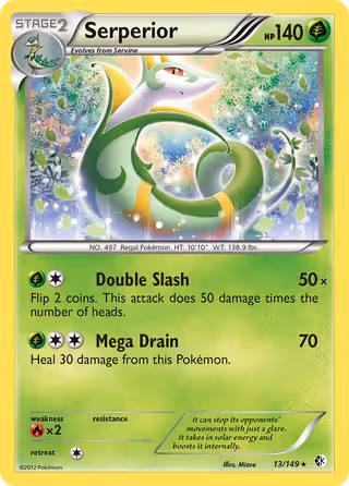 Serperior 13/149 Pokemon card