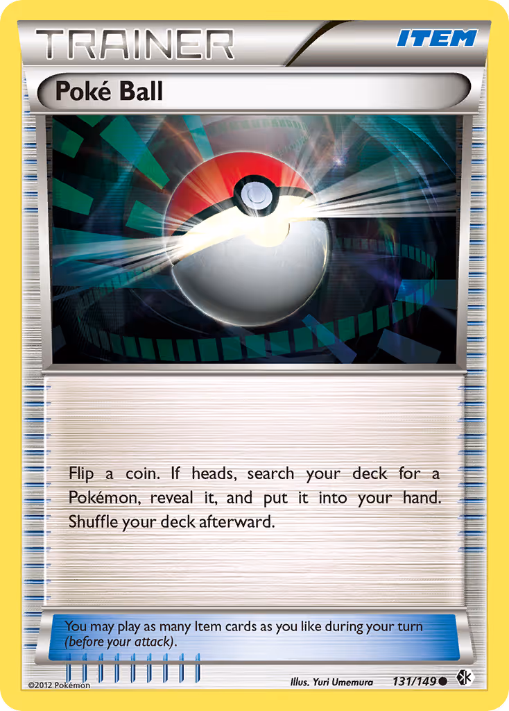 Poké Ball 131/149 Pokemon card
