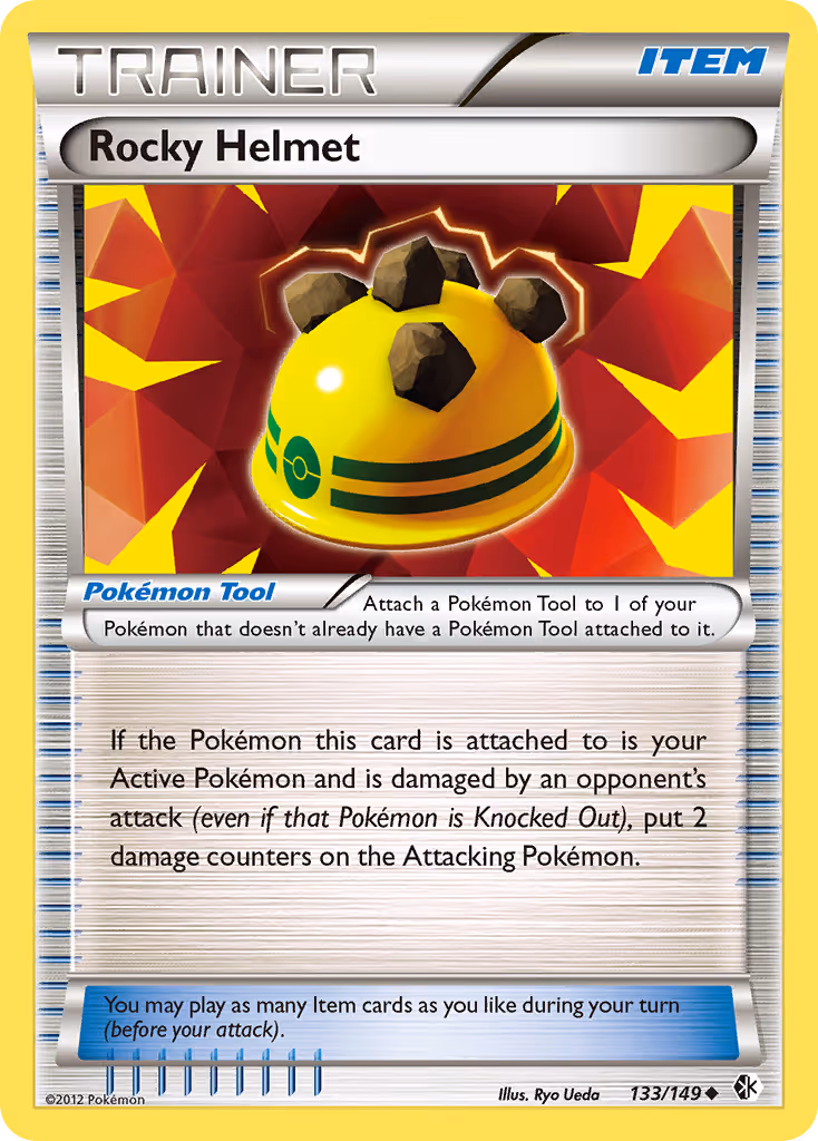 Rocky Helmet 133/149 Pokemon card