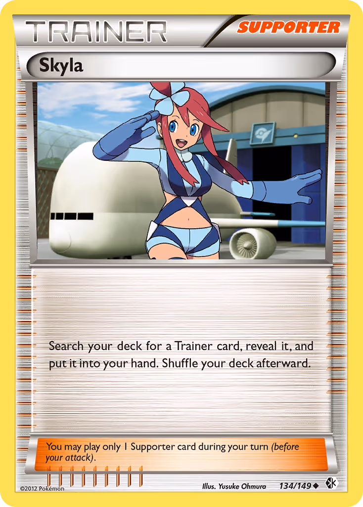 Skyla 134/149 Pokemon card