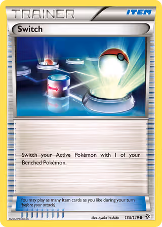 Switch 135/149 Pokemon card