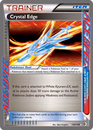 Crystal Edge 138/149 Pokemon card