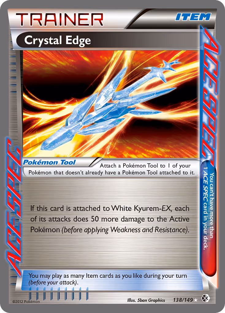 Crystal Edge 138/149 Pokemon card