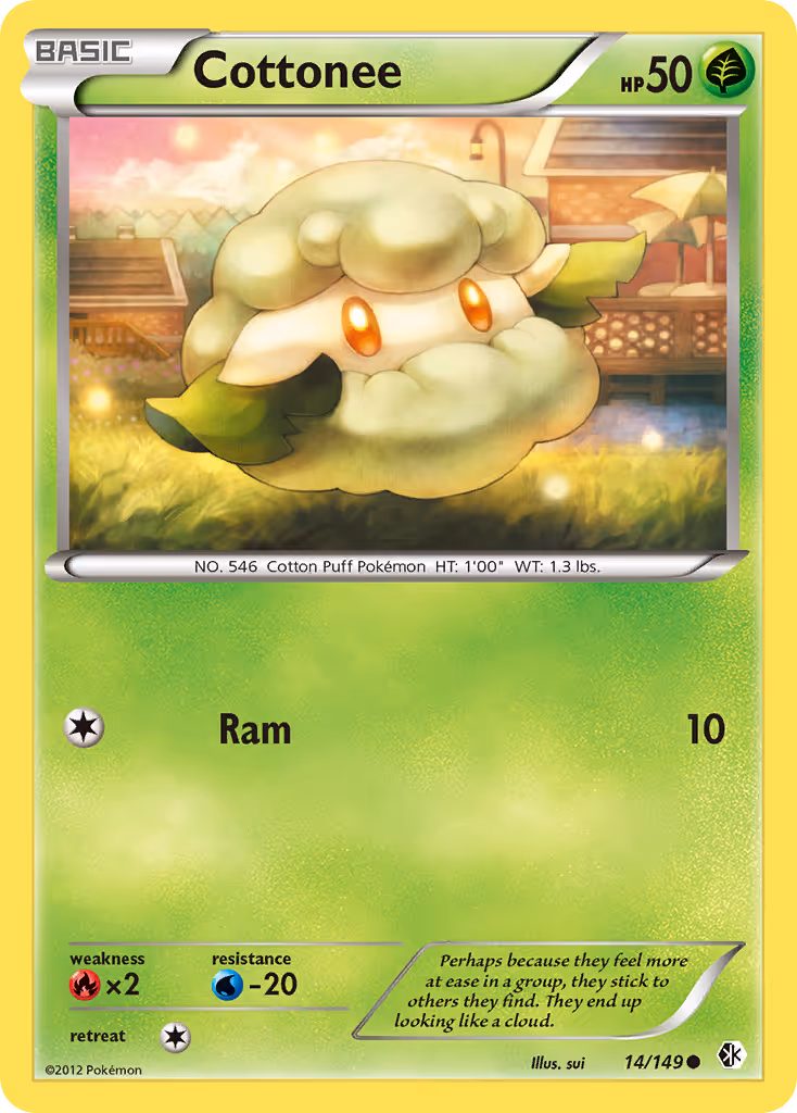 Cottonee 14/149 Pokemon card