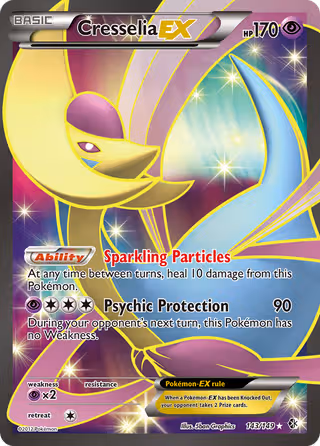 Cresselia-EX 143/149 Pokemon card