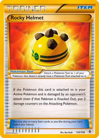 Rocky Helmet 153/149 Pokemon card