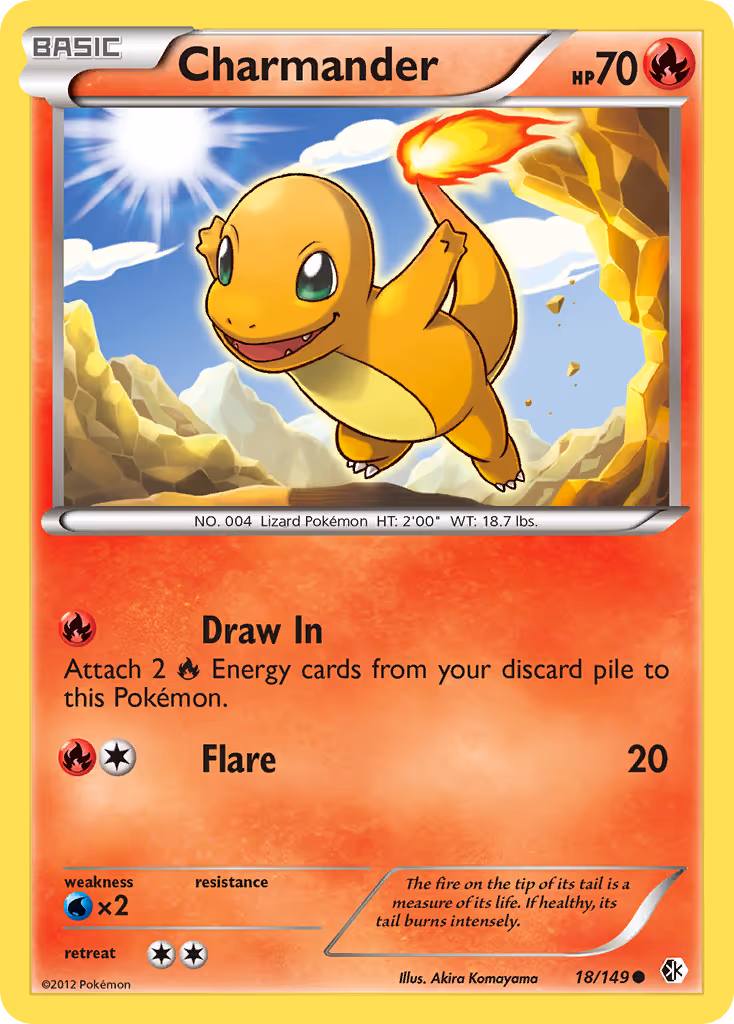 Charmander 18/149 Pokemon card