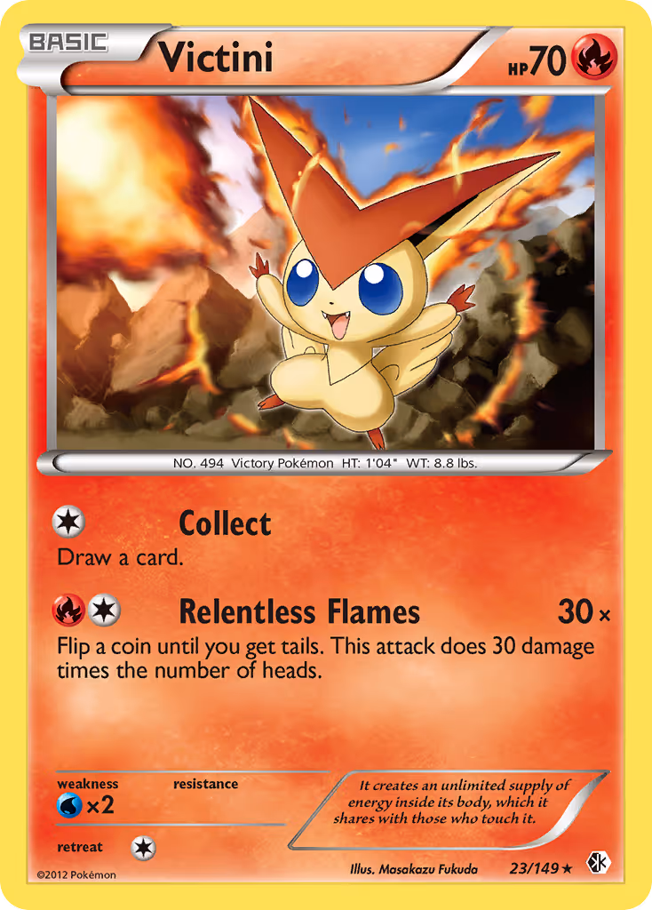 Victini 23/149 Pokemon card