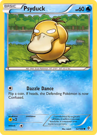 Psyduck 32/149 Pokemon card