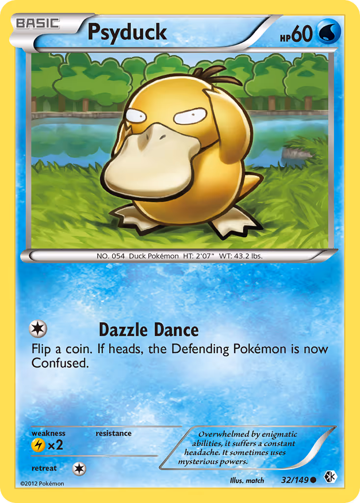 Psyduck 32/149 Pokemon card