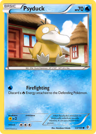 Psyduck 33/149 Pokemon card