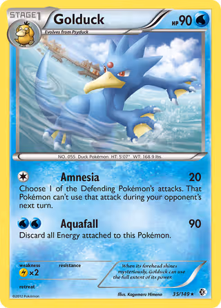 Golduck 35/149 Pokemon card