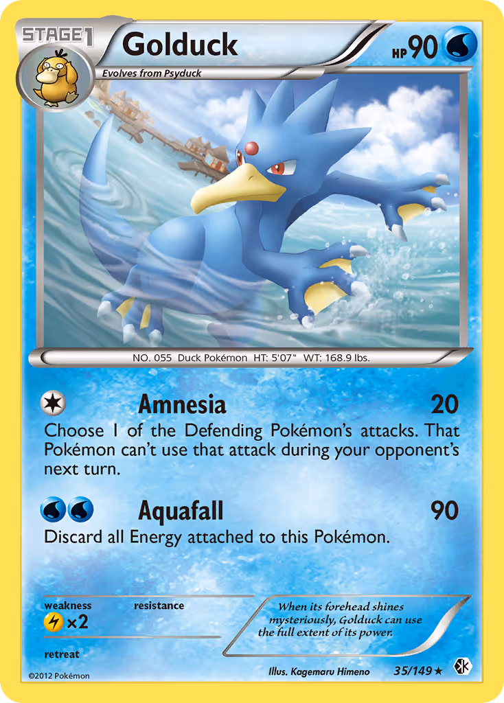 Golduck 35/149 Pokemon card