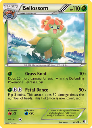 Bellossom 4/149 Pokemon card