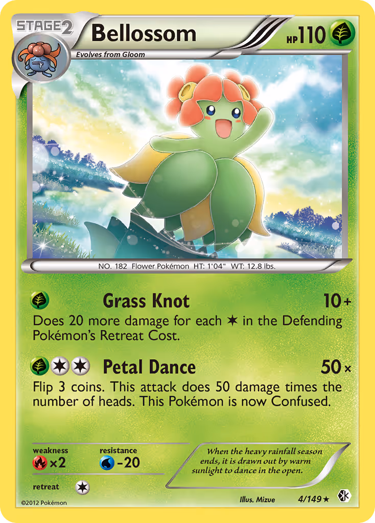 Bellossom 4/149 Pokemon card