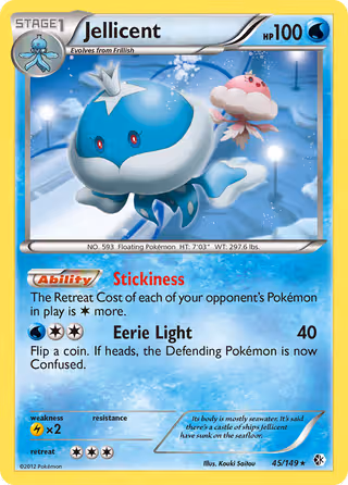 Jellicent 45/149 Pokemon card
