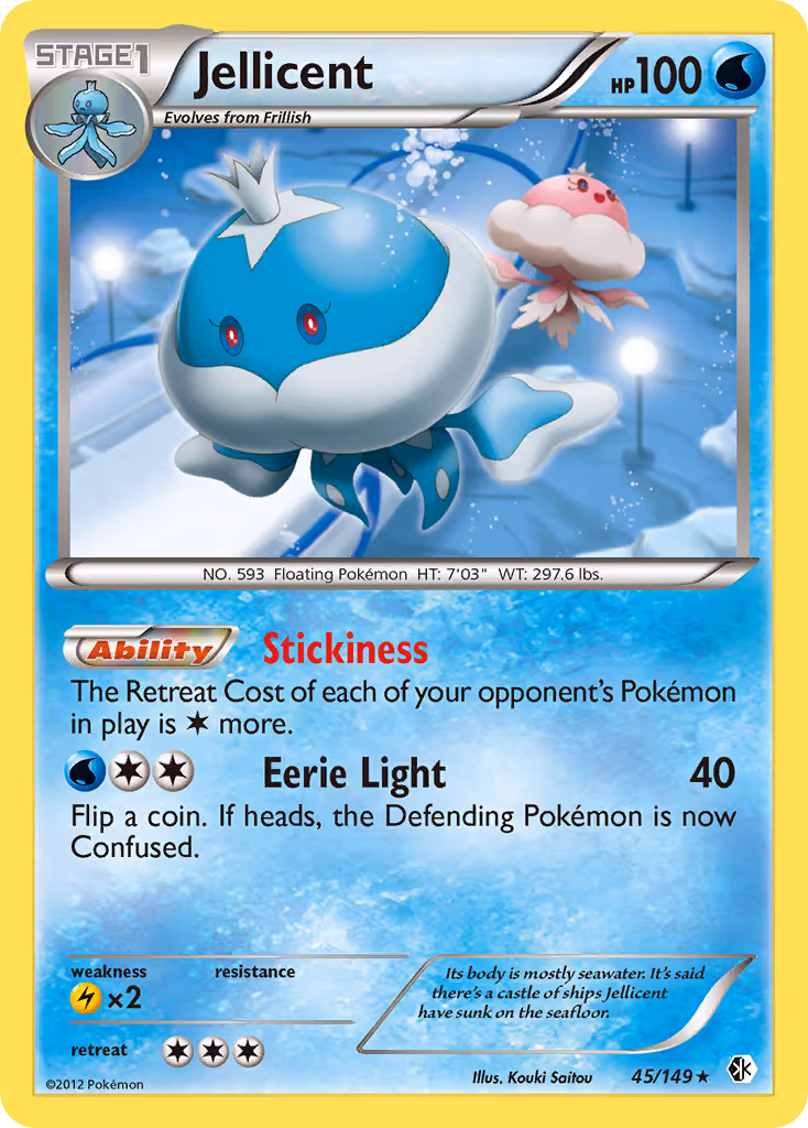 Jellicent 45/149 Pokemon card