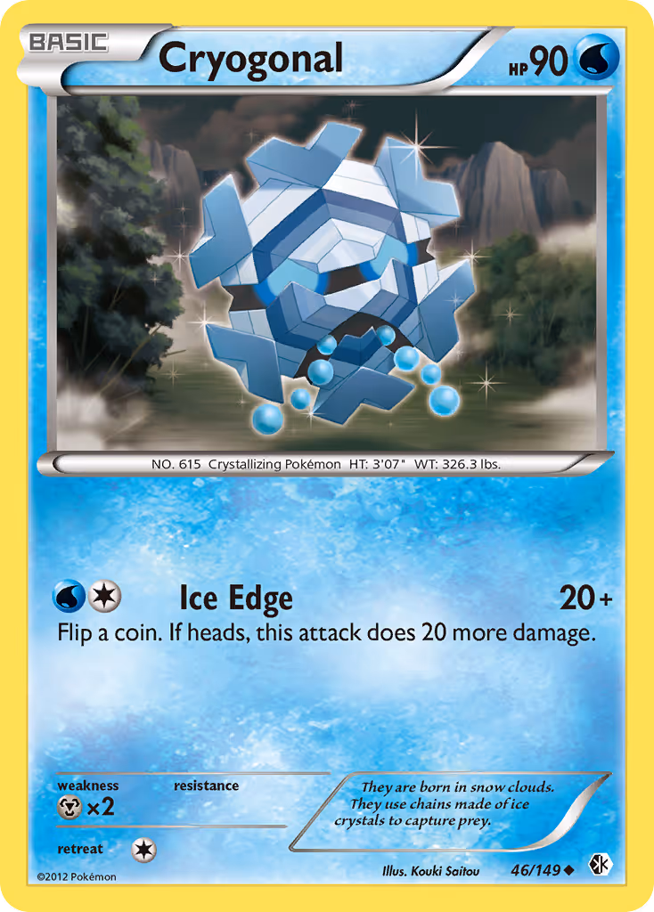 Cryogonal 46/149 Pokemon card