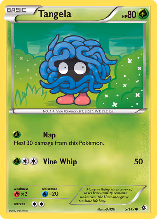 Tangela 5/149 Pokemon card