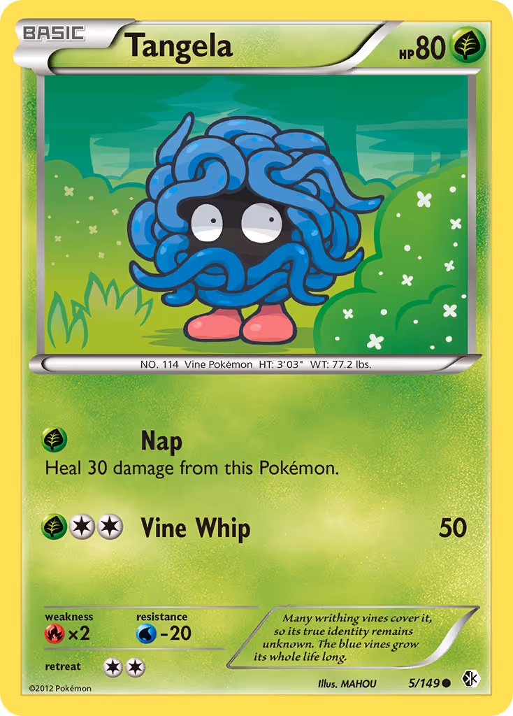 Tangela 5/149 Pokemon card