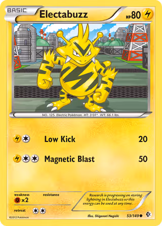 Electabuzz 53/149 Pokemon card