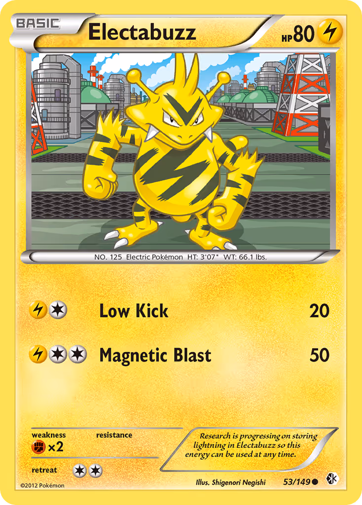 Electabuzz 53/149 Pokemon card
