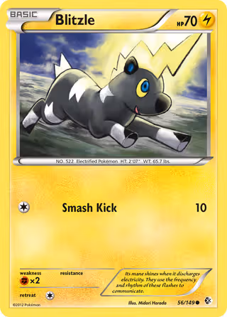 Blitzle 56/149 Pokemon card