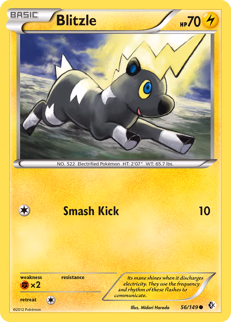 Blitzle 56/149 Pokemon card