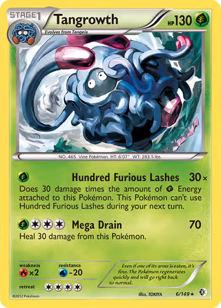 Tangrowth 6/149 Pokemon card