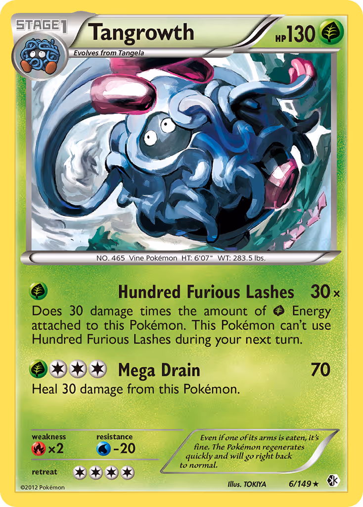 Tangrowth 6/149 Pokemon card