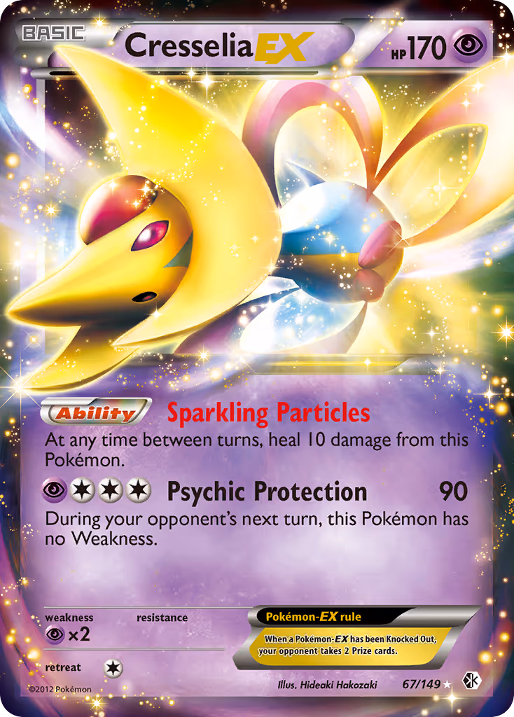 Cresselia-EX 67/149 Pokemon card