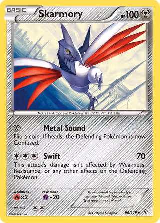 Skarmory 96/149 Pokemon card