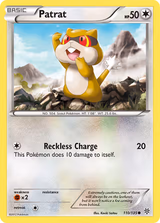 Patrat 110/135 Pokemon card
