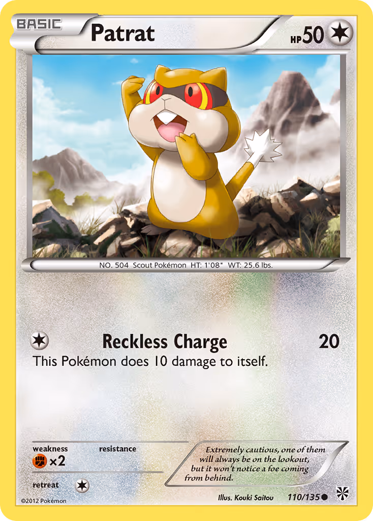 Patrat 110/135 Pokemon card