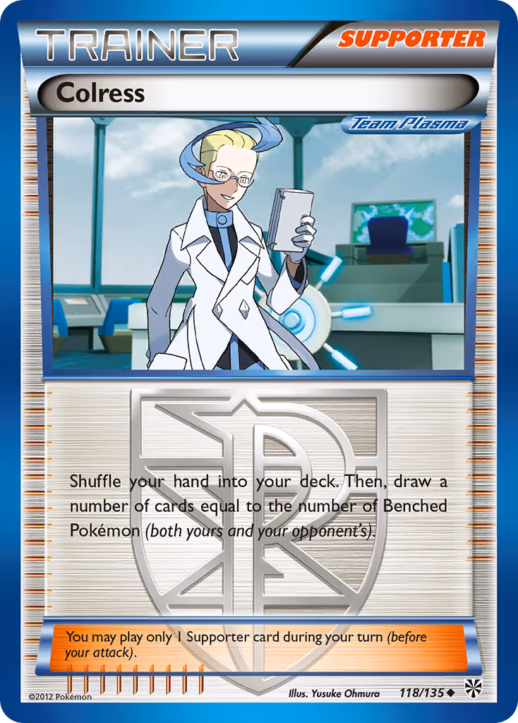 Colress 118/135 Pokemon card