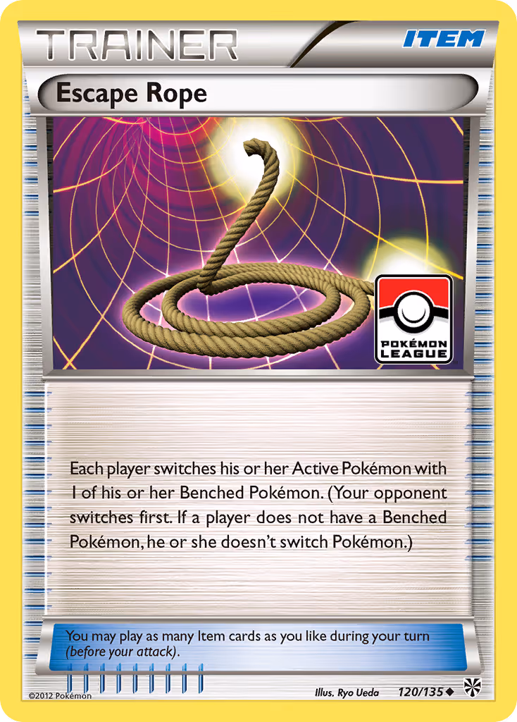 Escape Rope 120/135 Pokemon card
