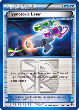 Hypnotoxic Laser 123/135 Pokemon card