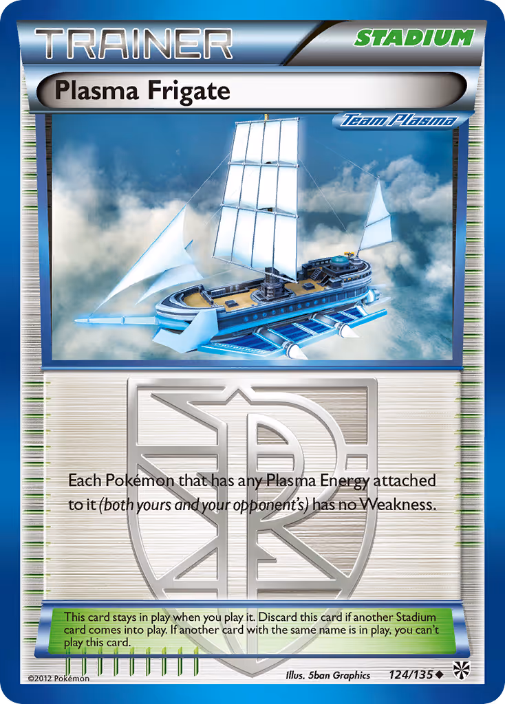 Plasma Frigate 124/135 Pokemon card