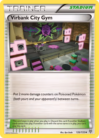 Virbank City Gym 126/135 Pokemon card