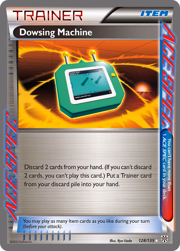 Dowsing Machine 128/135 Pokemon card