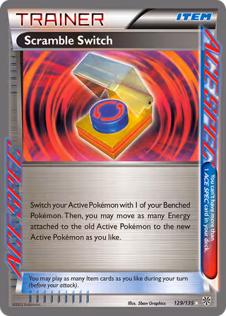 Scramble Switch 129/135 Pokemon card