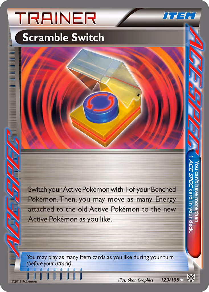 Scramble Switch 129/135 Pokemon card