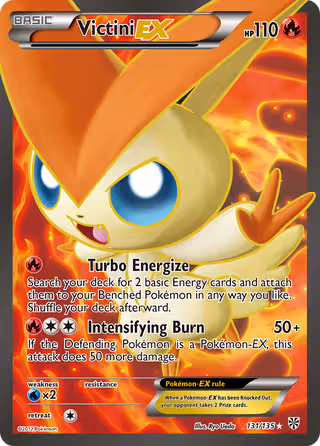 Victini-EX 131/135 Pokemon card