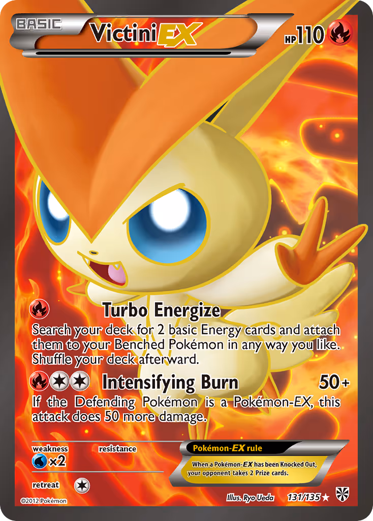 Victini-EX 131/135 Pokemon card