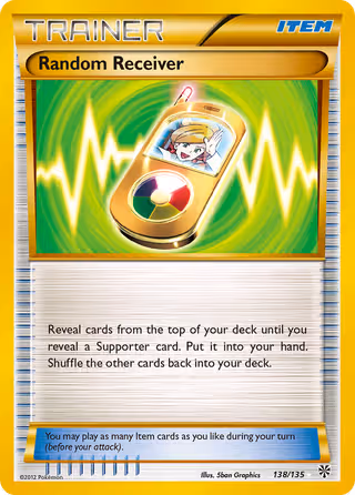 Random Receiver 138/135 Pokemon card