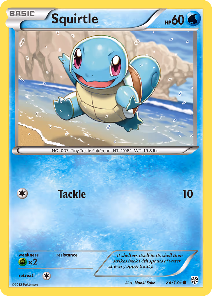 Squirtle 24/135 Pokemon card