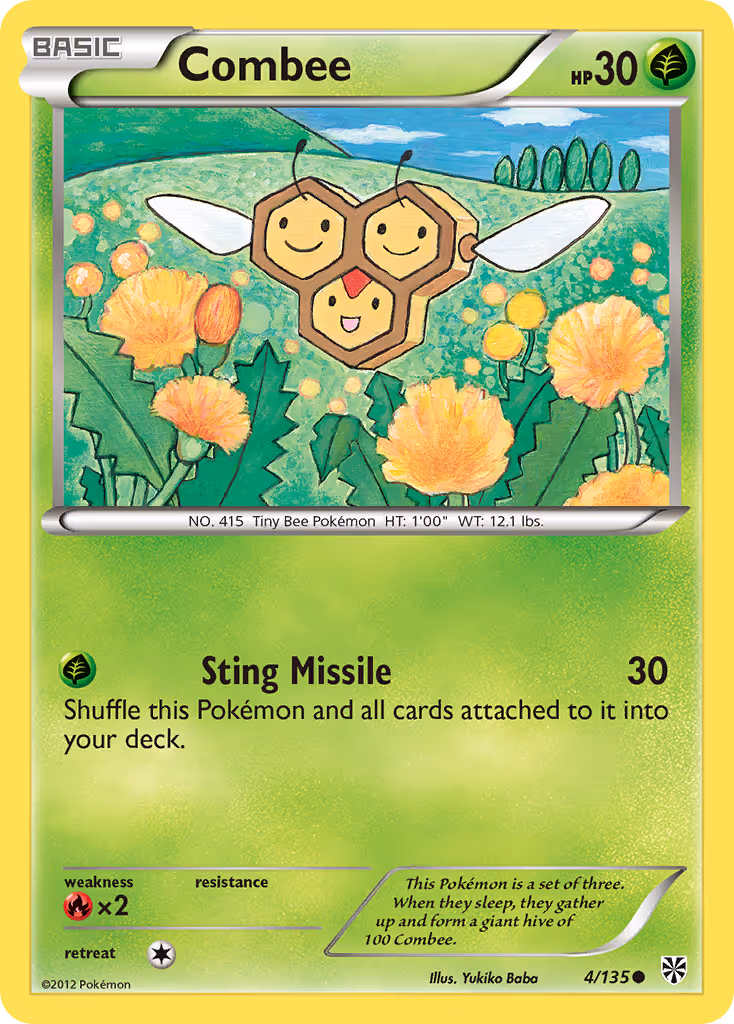Combee 4/135 Pokemon card