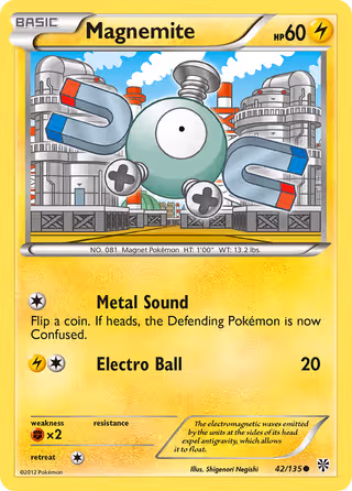 Magnemite 42/135 Pokemon card