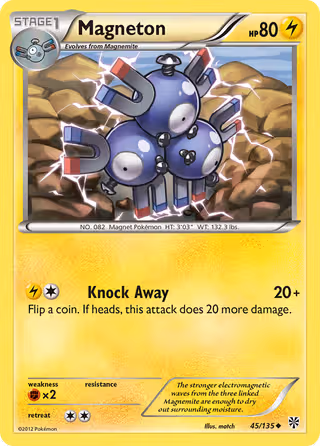 Magneton 45/135 Pokemon card