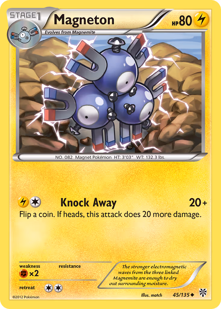 Magneton 45/135 Pokemon card